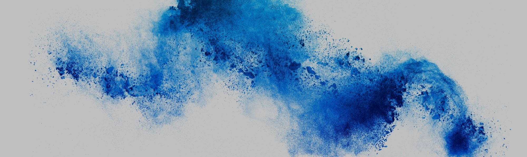 Blue colour splash image