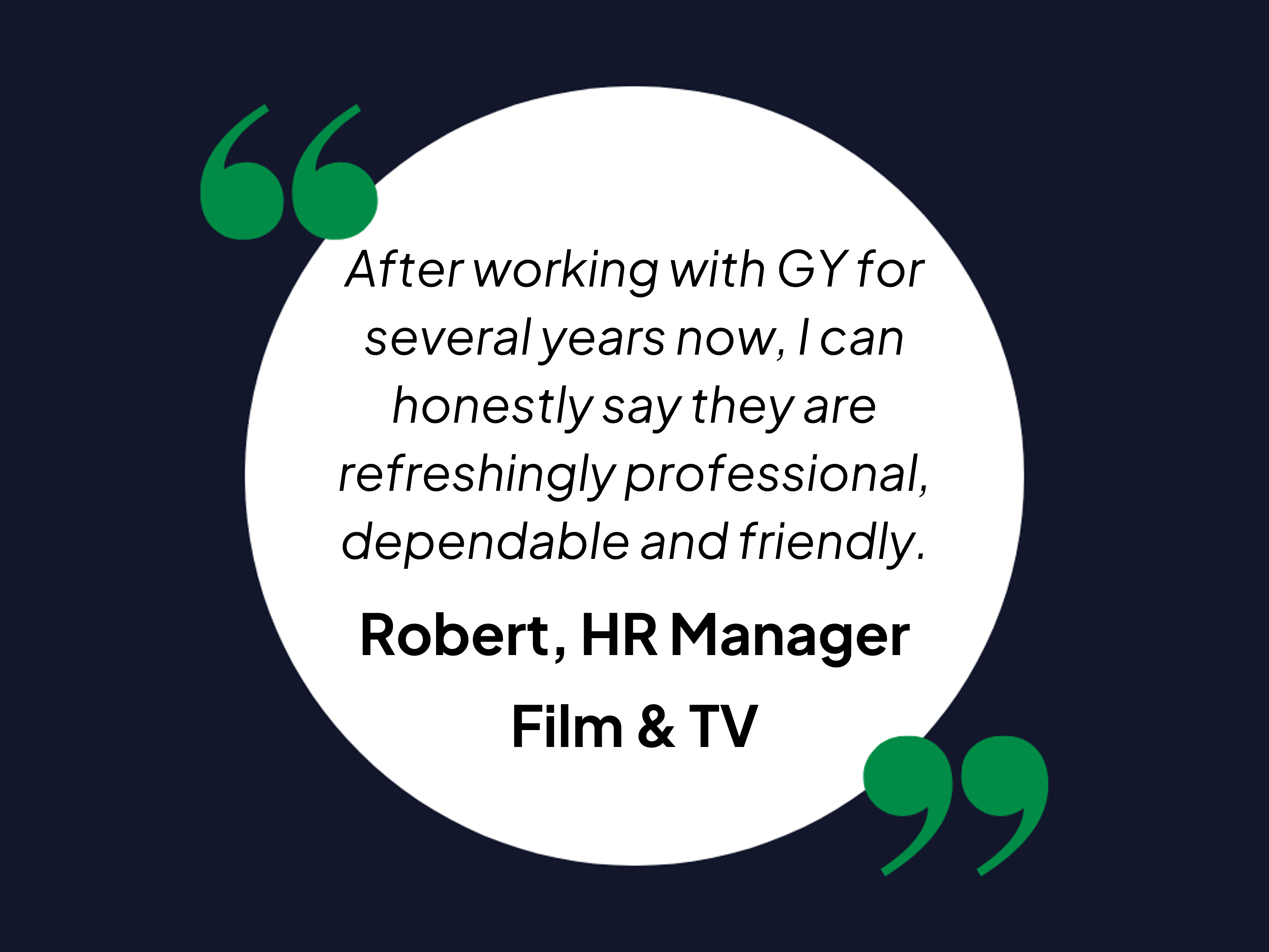film testimonial