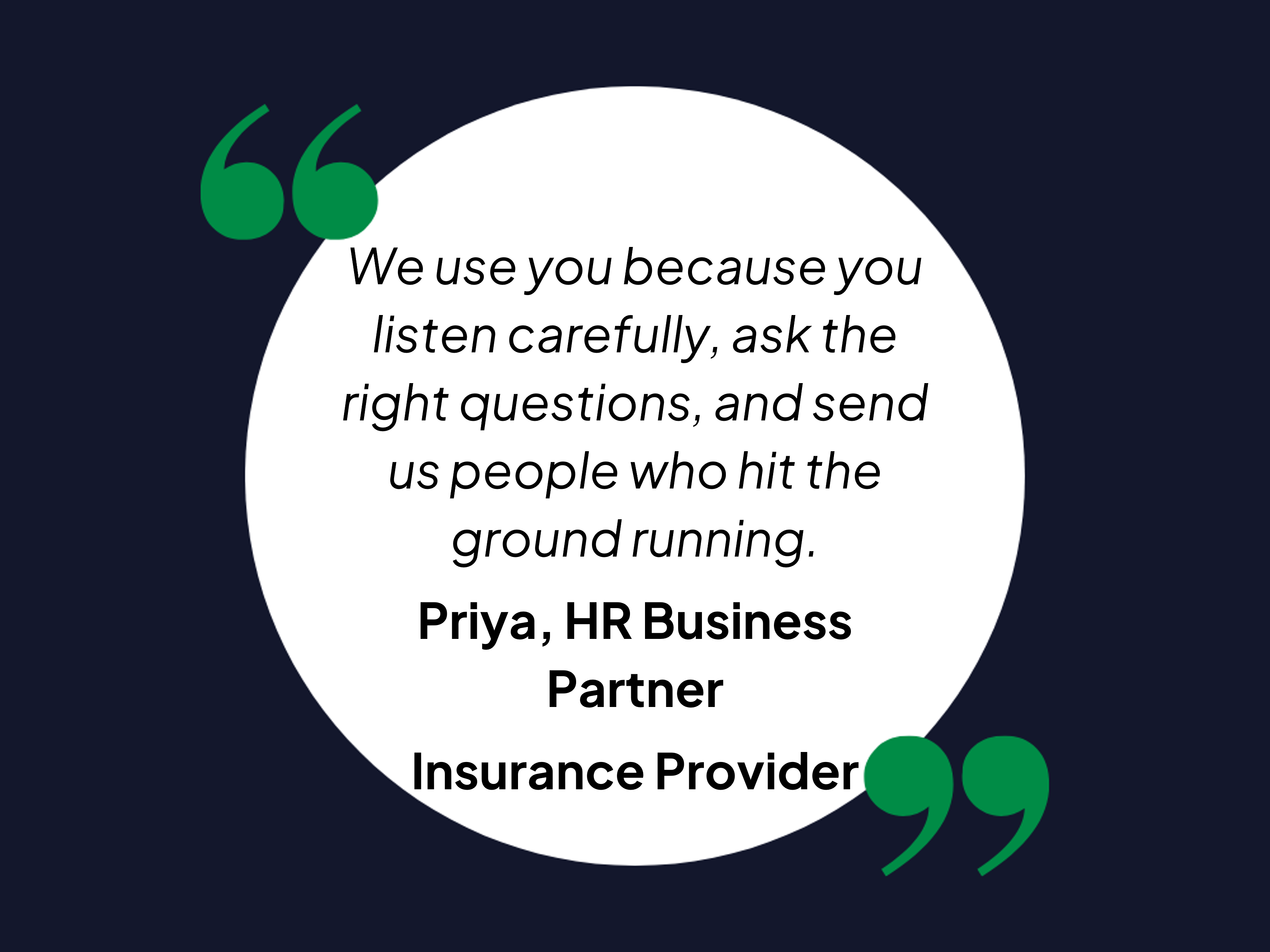 insurance testimonial