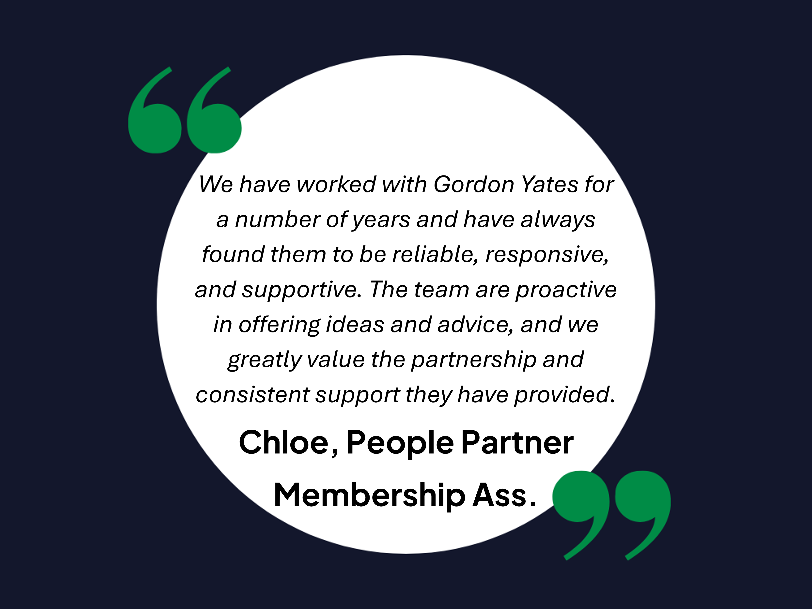 membership association testimonial