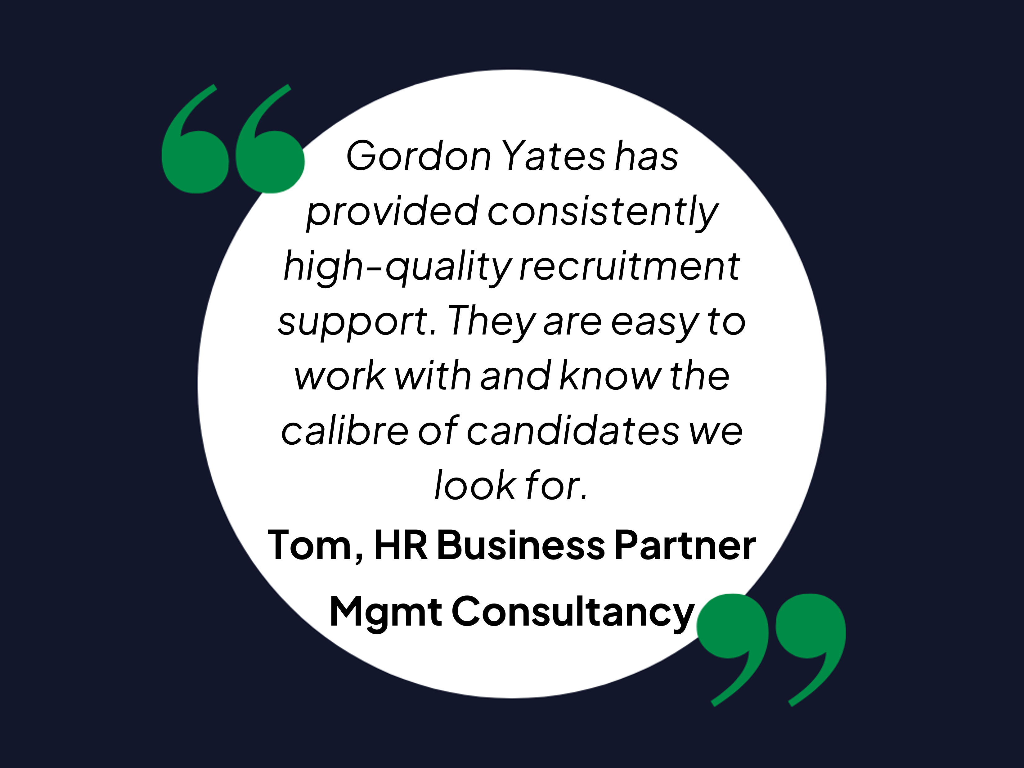 management consultancy testimonial