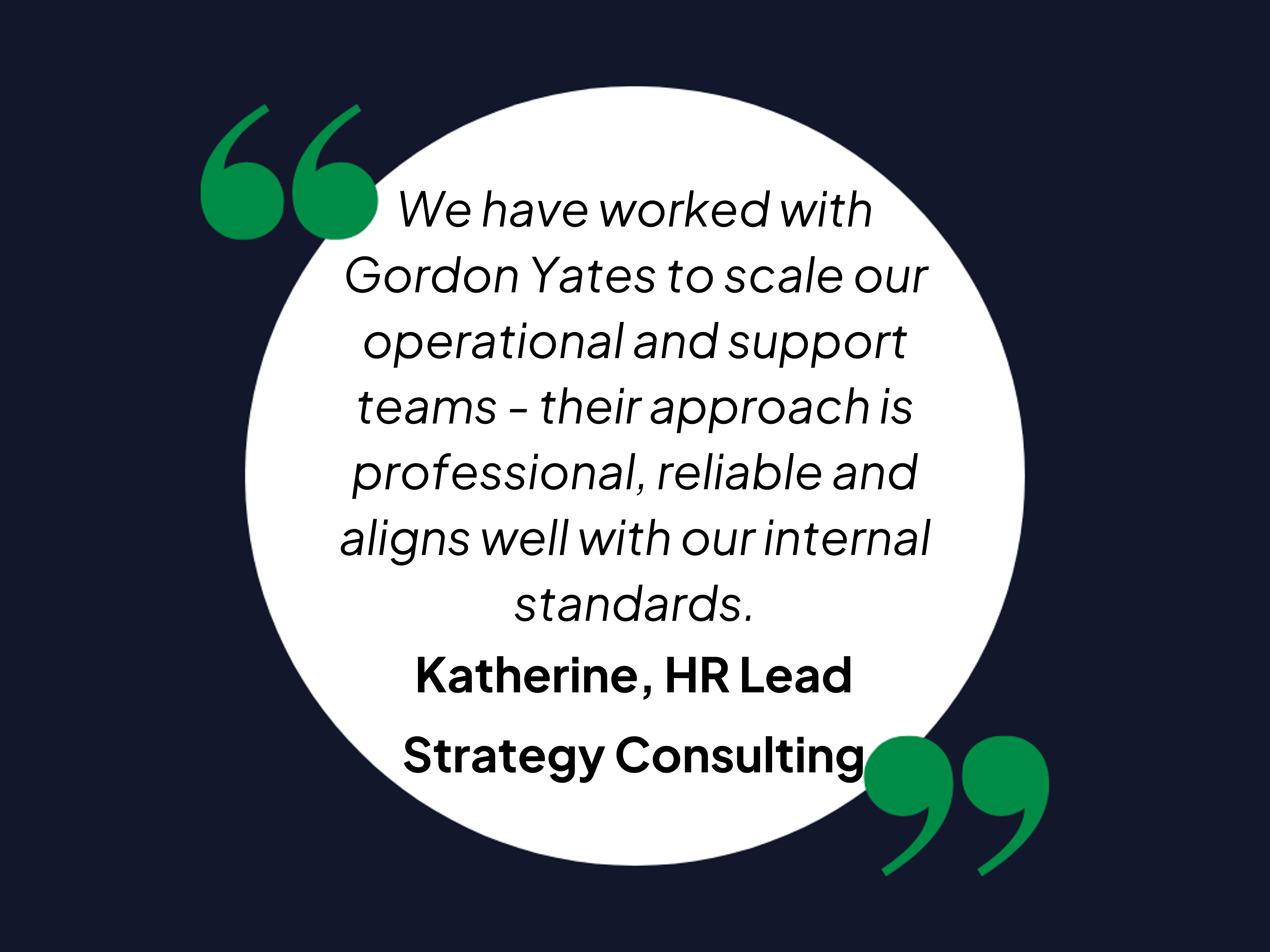  strategy consultancy testimonial