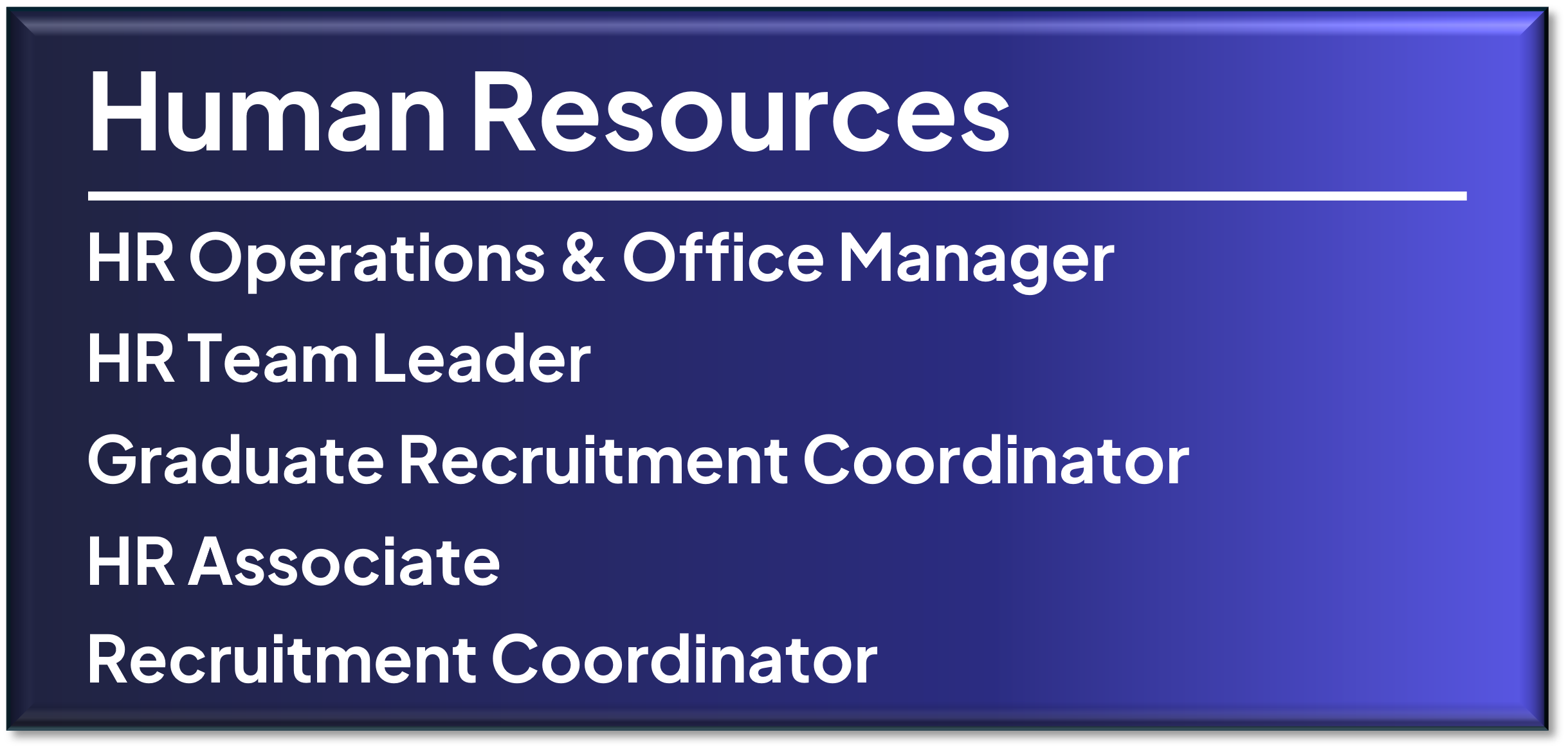 hr role types hr role types