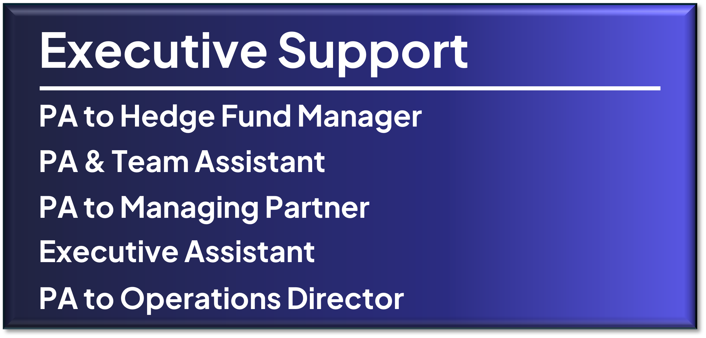 executive support executive support