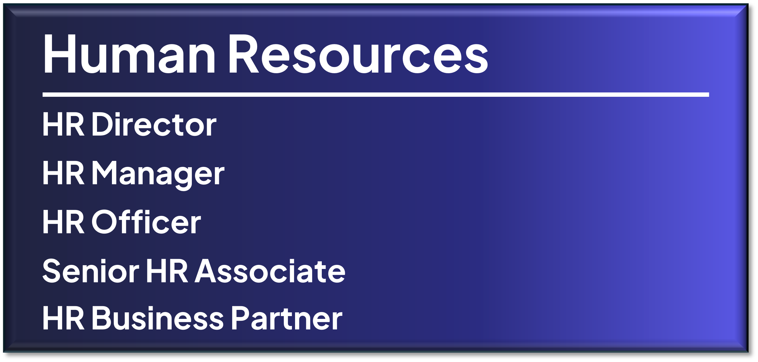 hr role types hr role types