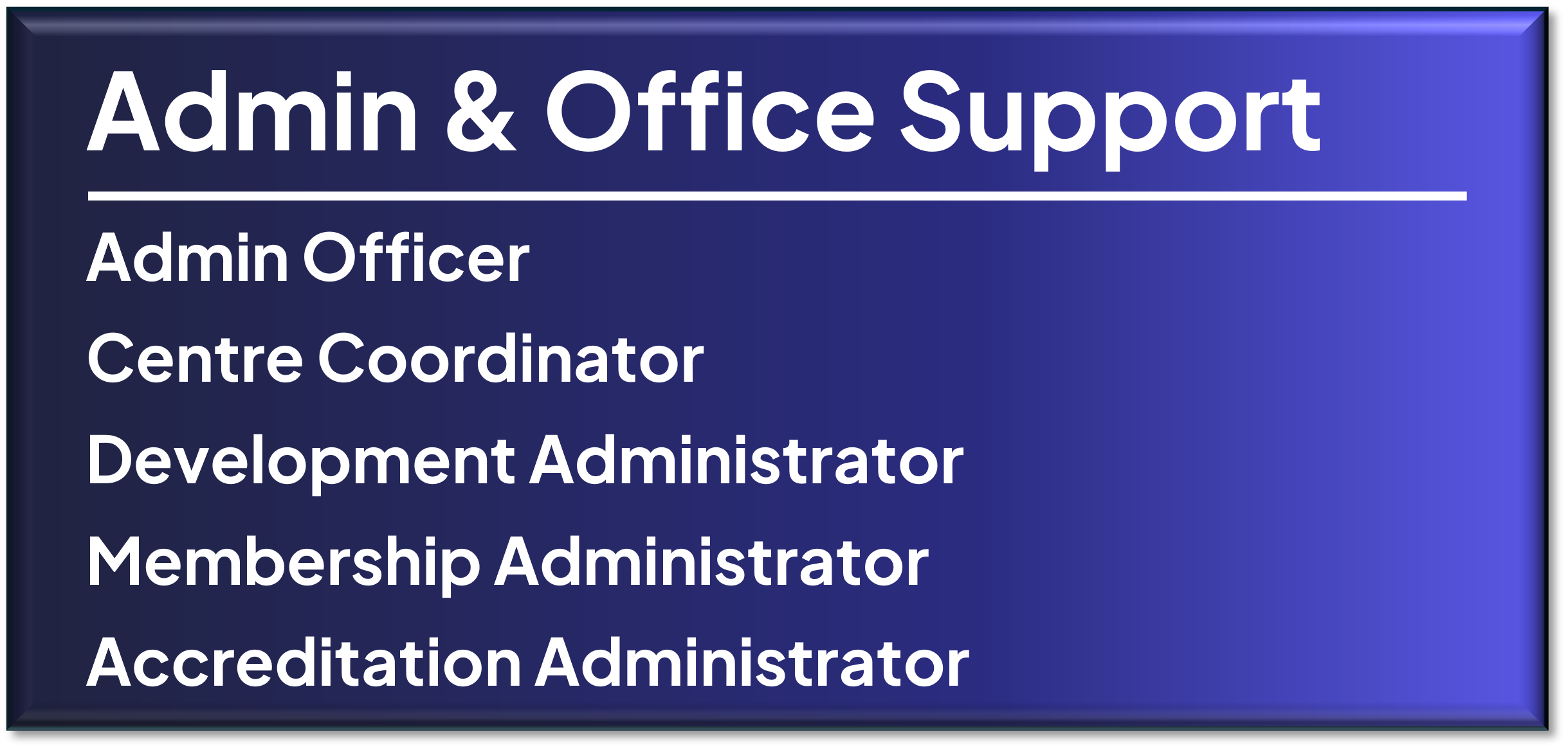 admin role type admin role type