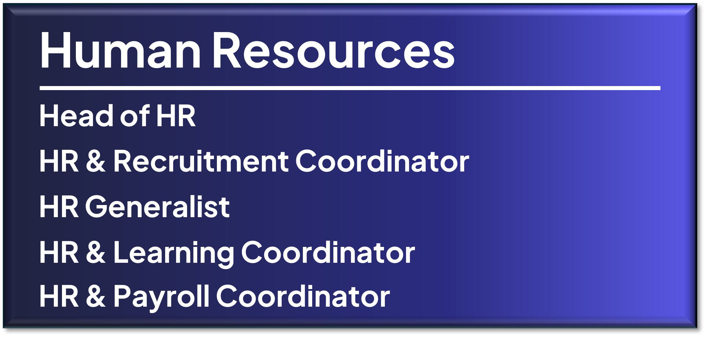 hr role types hr role types