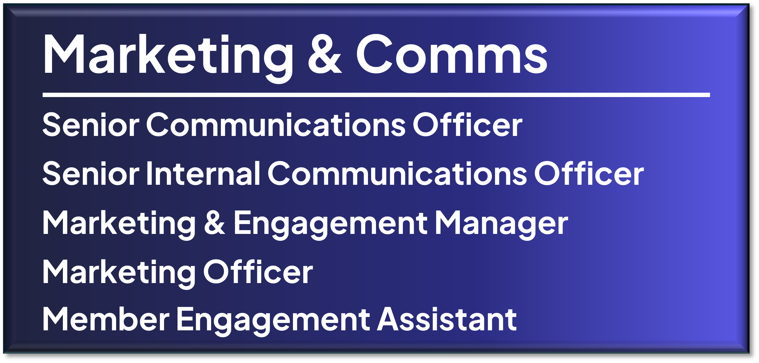 marketing role types marketing role types