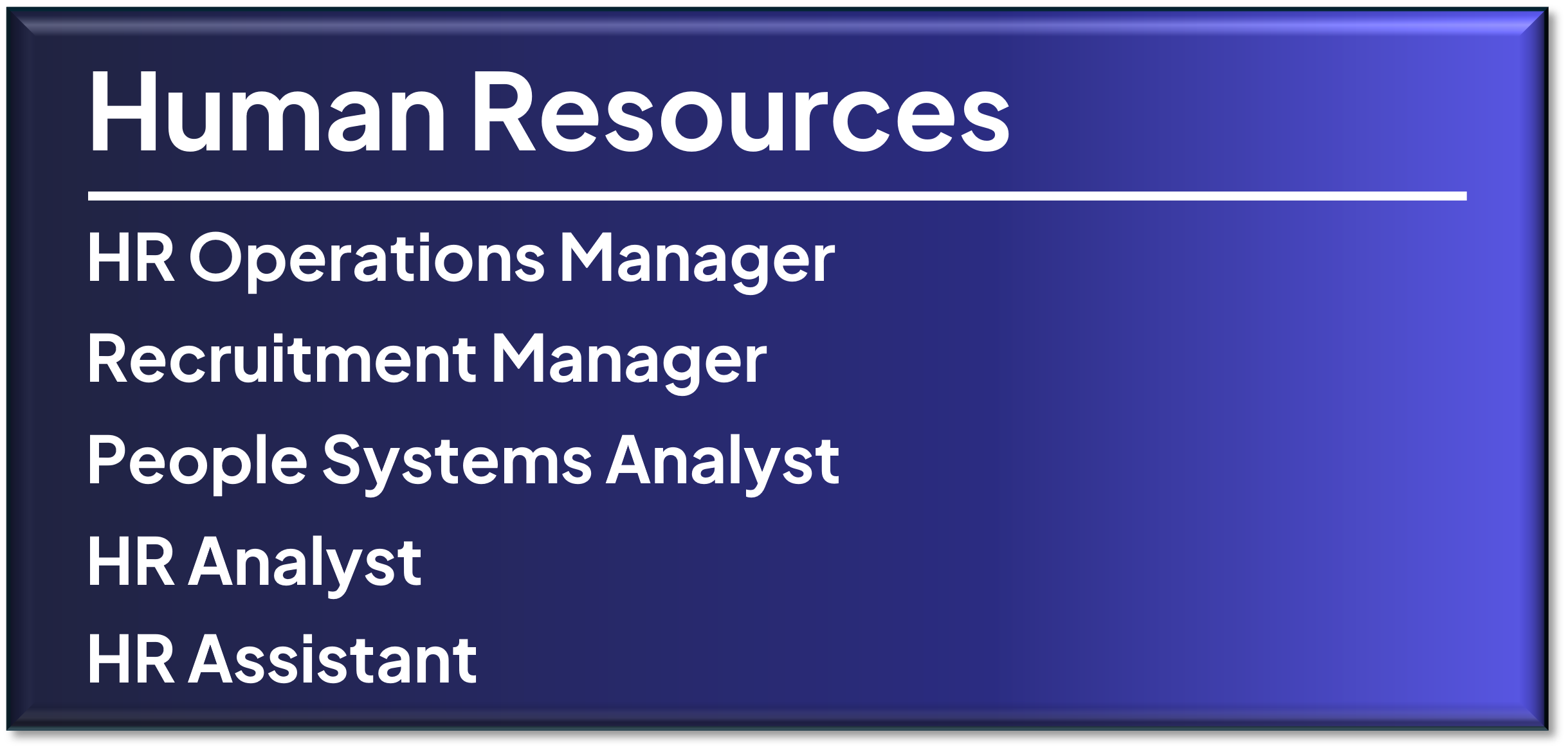 hr role types hr role types