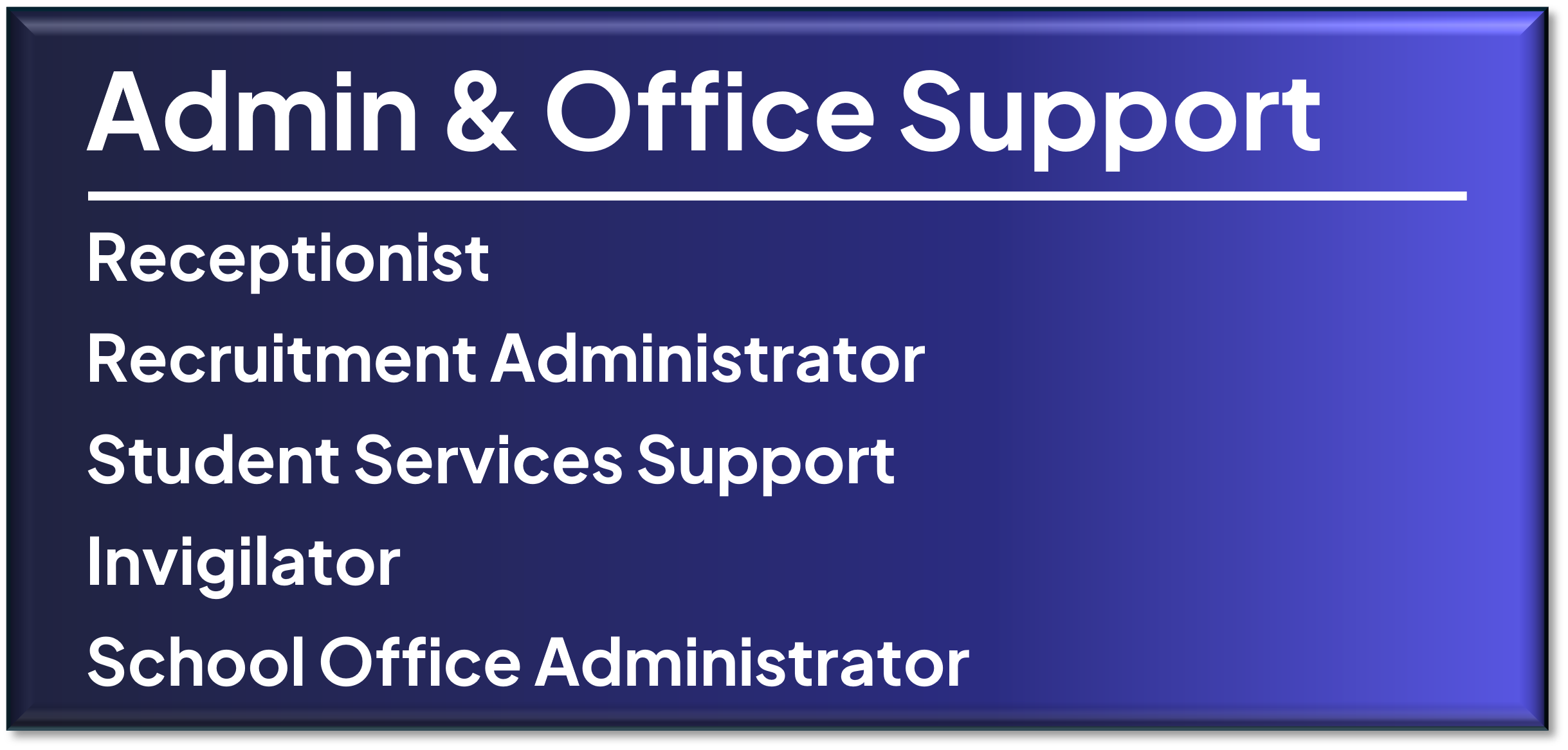 admin role type admin role type