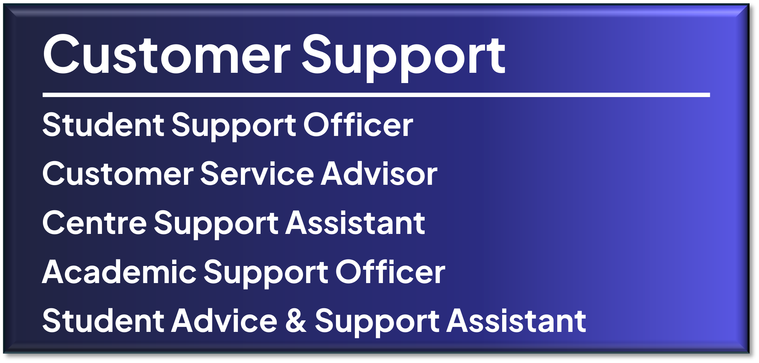 customer support customer support
