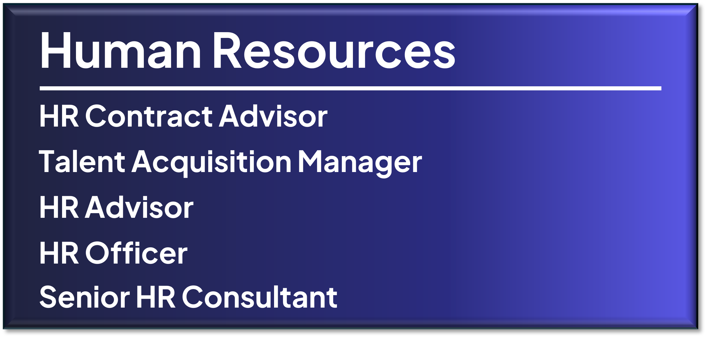 hr role types hr role types