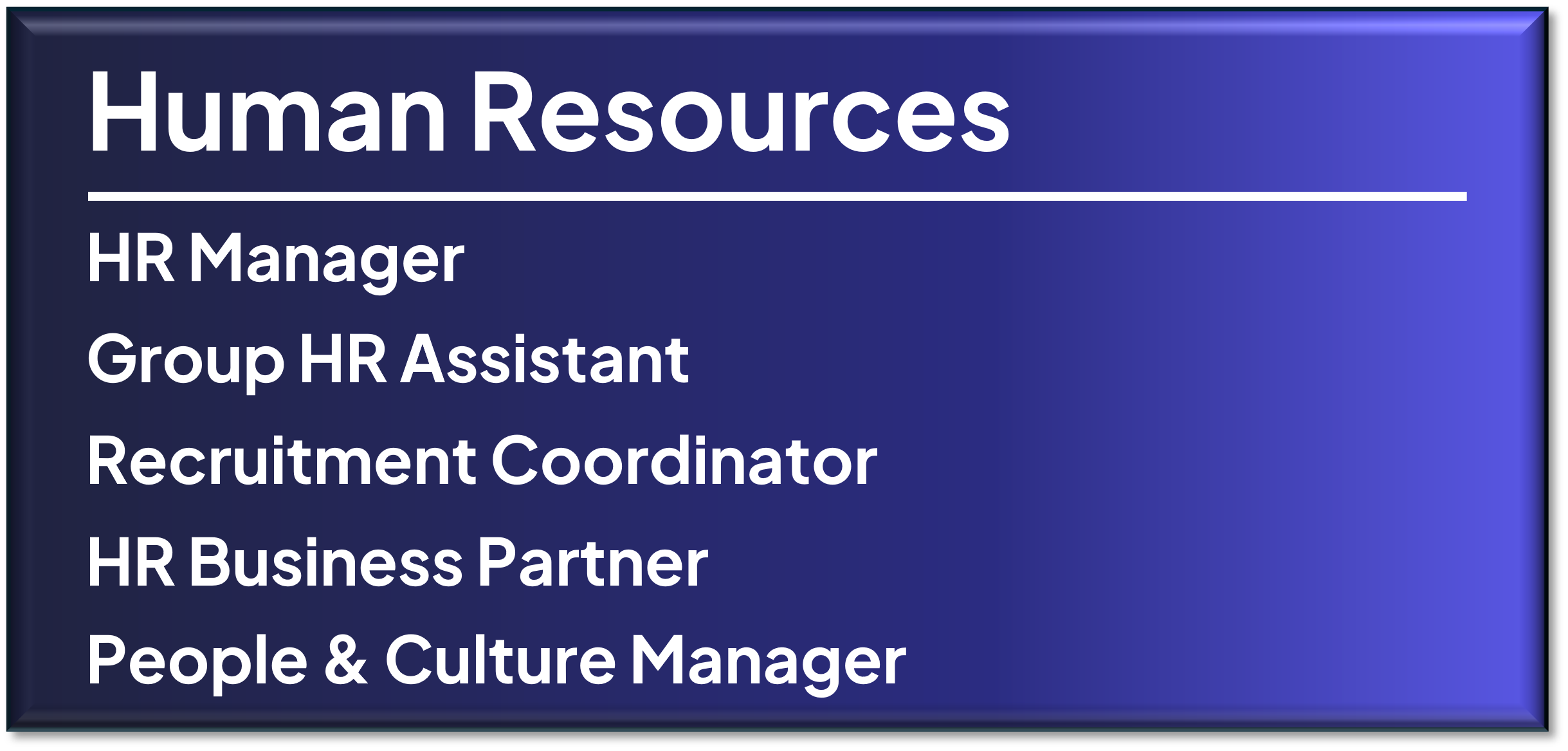 hr role types hr role types