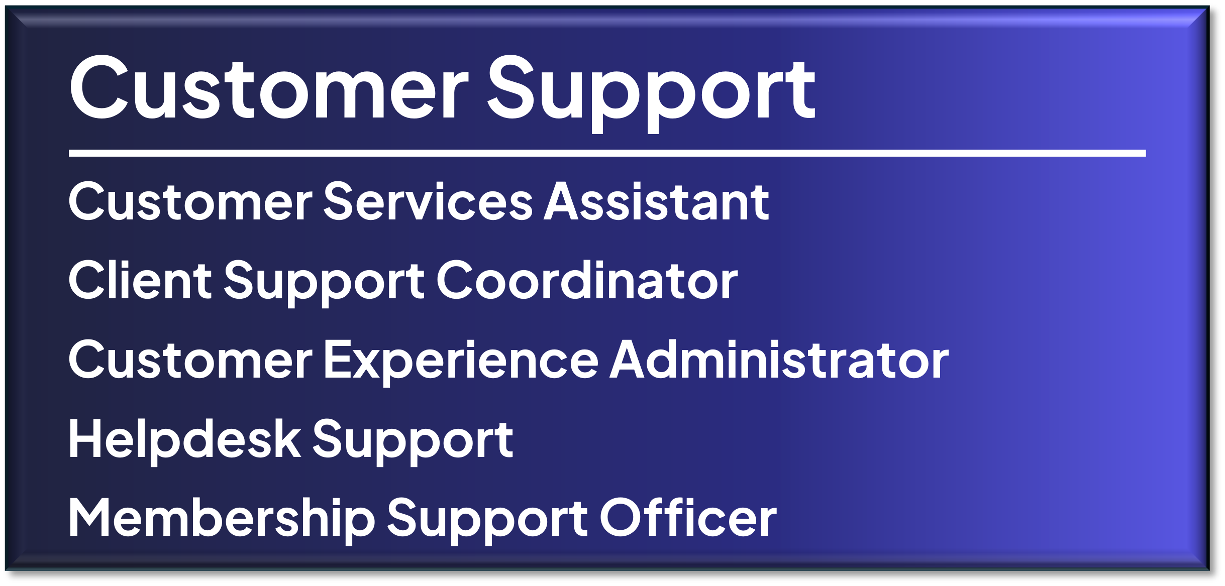 customer support customer support