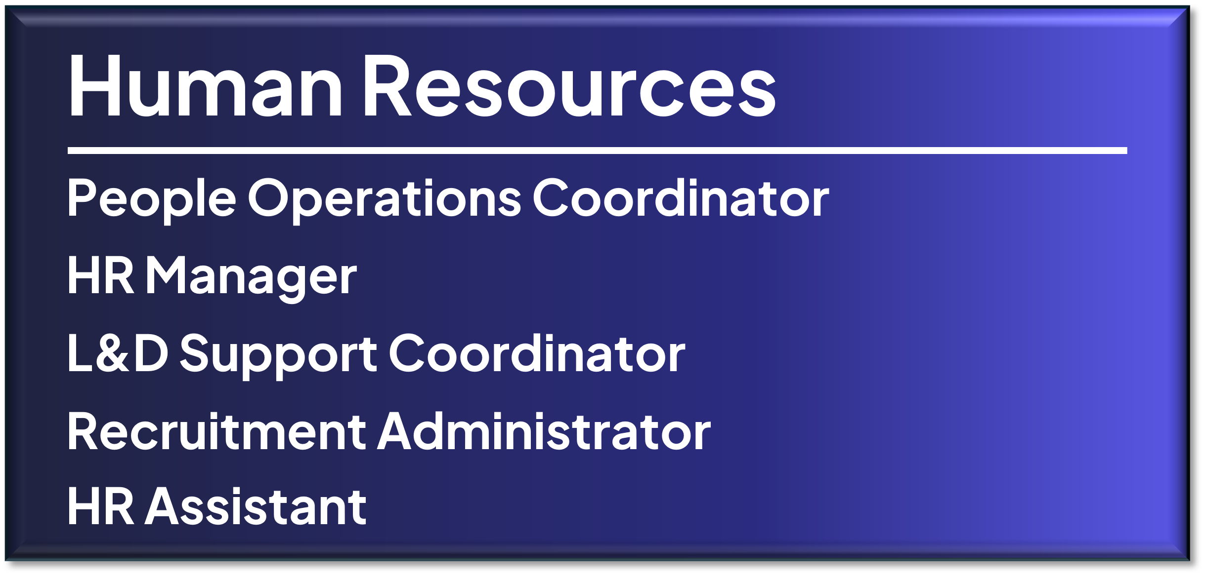 hr role types hr role types